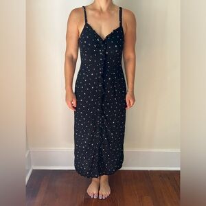 Topshop floral button front dress size 6